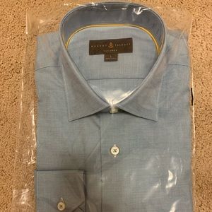 Men’s L Robert Talbott Tailored Dress Shirt NWT